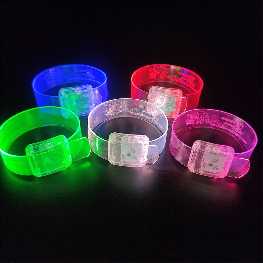 Light Up Plastic Wristbands - Bottle Openers Now