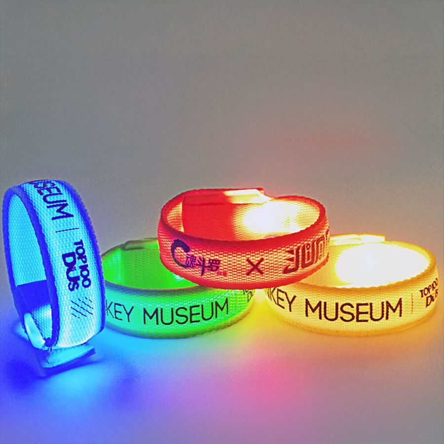 Glow Velcro Wristbands - Bottle Openers Now