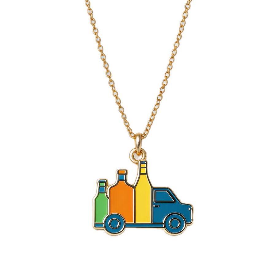 Hard Enamel Charm Necklaces - Bottle Openers Now