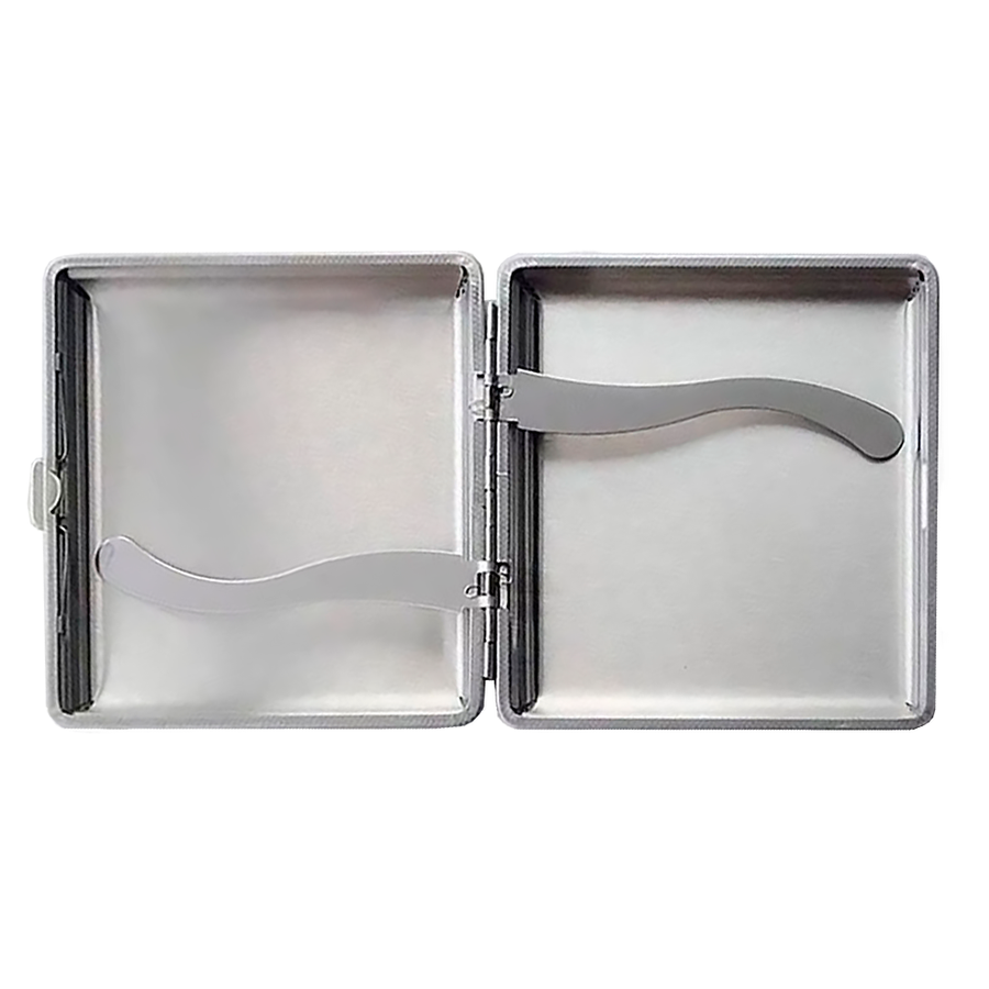 Leather Grain Metal Cigarette Cases - Bottle Openers Now