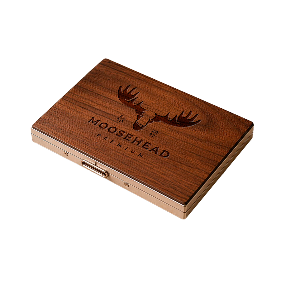 Metal Framed Wooden Cigarette Cases - Bottle Openers Now