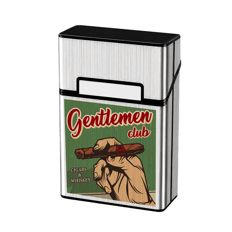 Metal Lid Cigarette Cigarette Cases - Bottle Openers Now