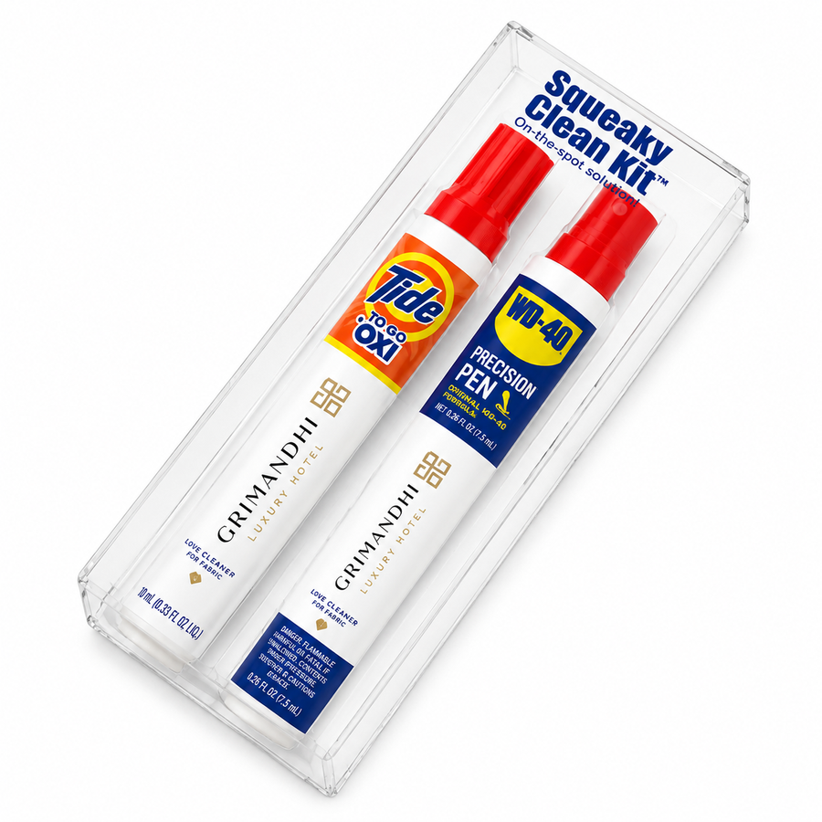 Squeaky Clean Kit - WD-40® Precision Pens and Tide® to Go + Oxi Travel Kits - Bottle Openers Now