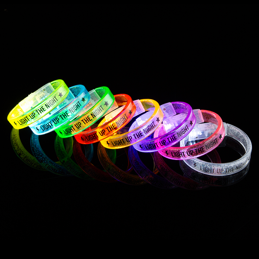 Custom Acrylic Glow Bracelets - Bottle Openers Now