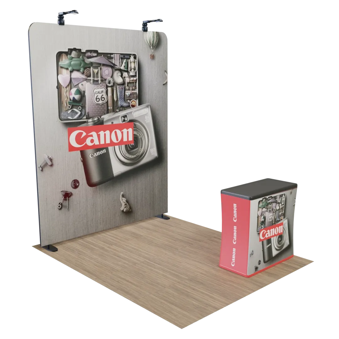 8' x 8' Straight Zip Up Display - Bottle Openers Now